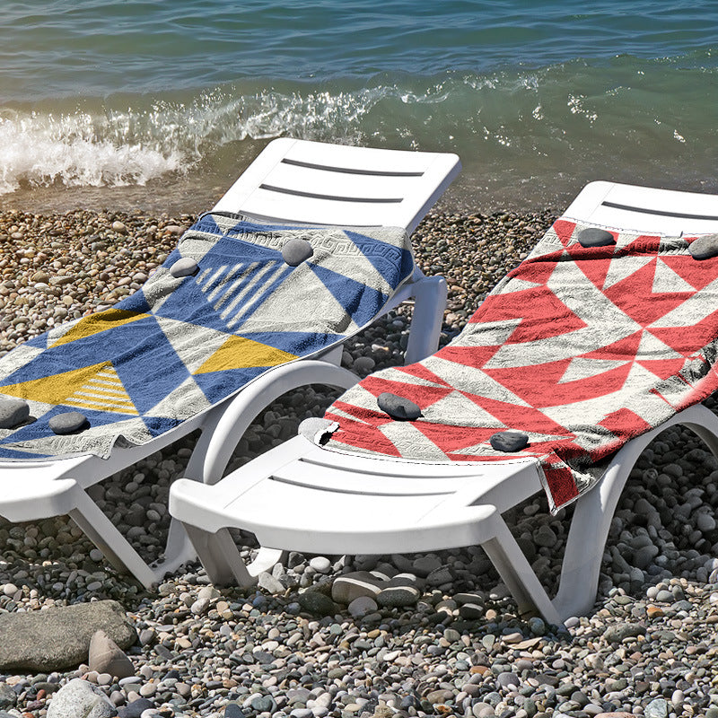 Beach towel made of skin-friendly microfiber with a creative pattern mix Kalsten