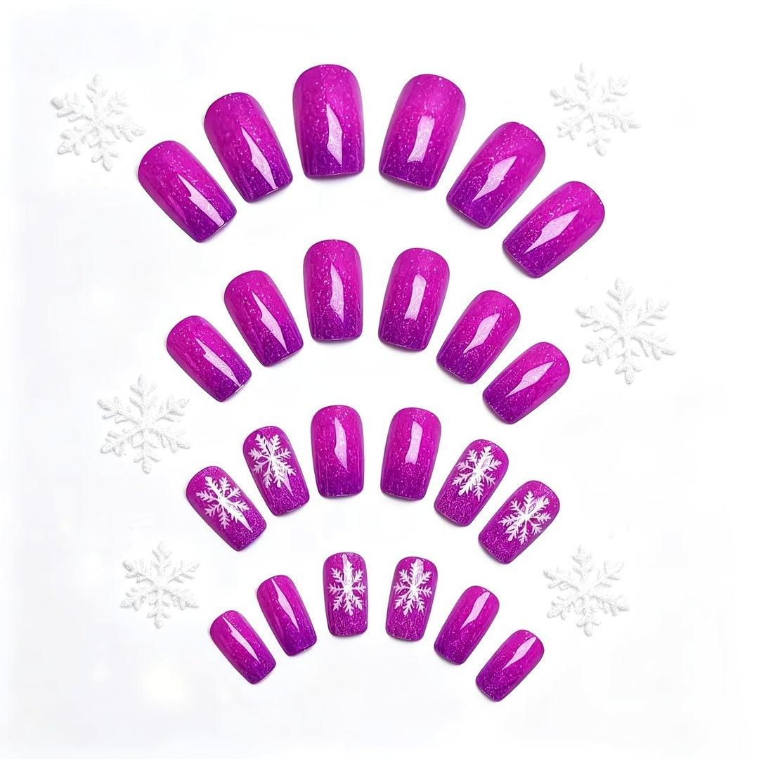 Glittery Frosted Nail Art Kalsten