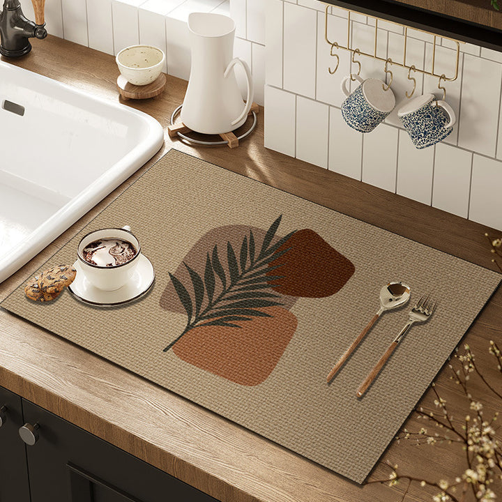 Artistic Floral Kitchen Mat Kalsten