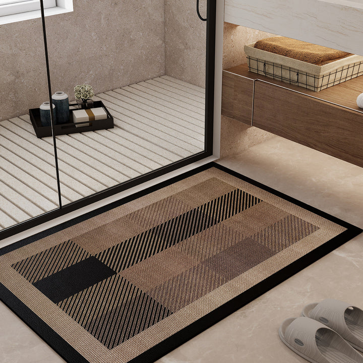 Geometric Pattern Bath Mat Kalsten