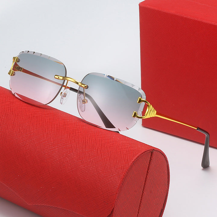 Ladies Designer Sunglasses with uniquely shaped frame and UV protection Kalsten