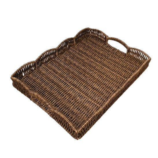 Ladies elegant serving tray made of high-quality weave Kalsten