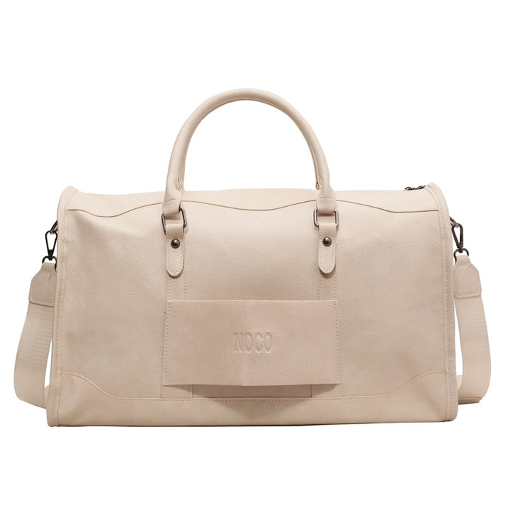 Luxurious Leather Travel Duffle Bag Kalsten