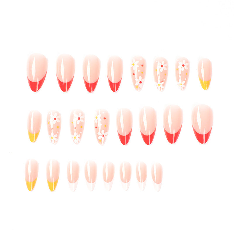 Creative art nails with floral accents Kalsten