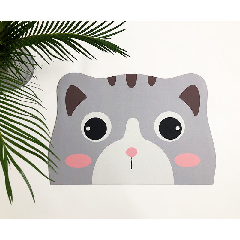 Cute Cat Design Bath Mat Kalsten