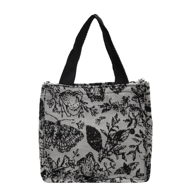 Eco-Friendly Floral Print Tote Bag