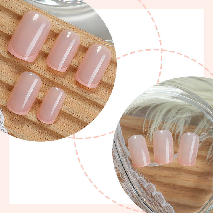 Artificial artificial nails with elegant gradient color and glitter accents Kalsten