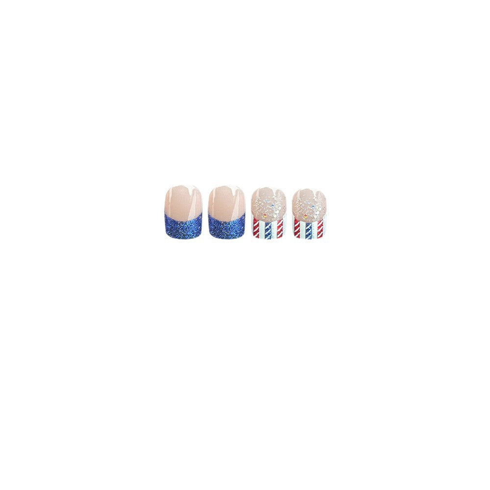 Patriotic Themed Press-On Nail Set Kalsten