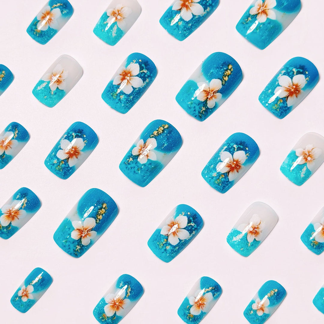 Floral 3D Nail Art Kalsten