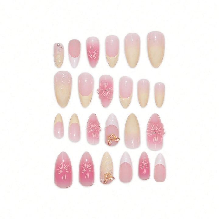 Elegant Floral Design Press-On Nails Kalsten
