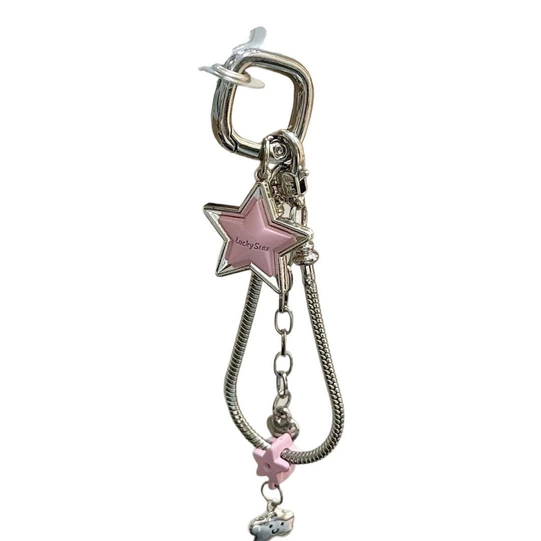 Decorative Star Charm Keychain Holder Kalsten