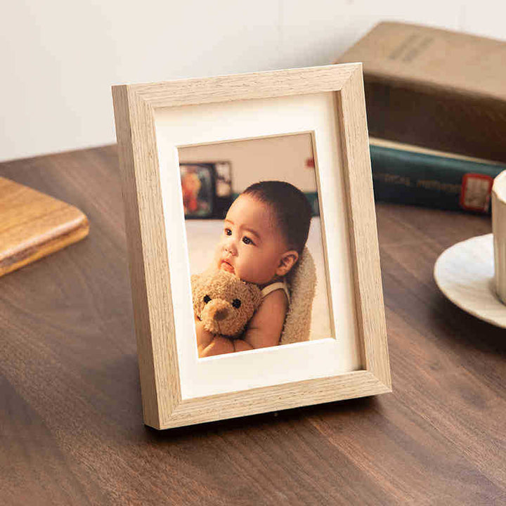 Elegant Wooden Photo Display Frame for Home