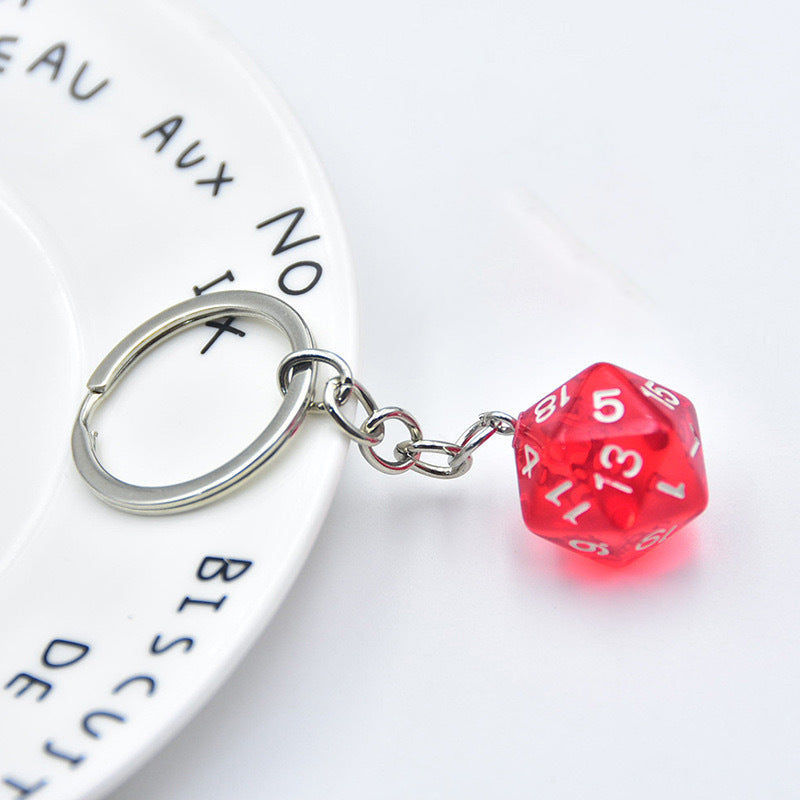 Dice-Themed Keychain Kalsten