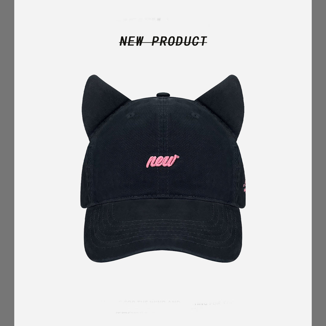 Playful Cat Ear Baseball Cap