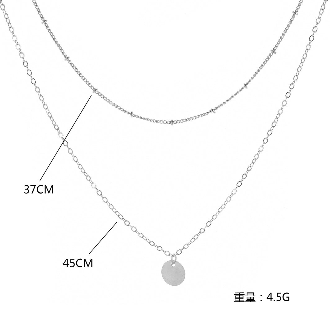 Layered Elegant Chain Necklace Kalsten