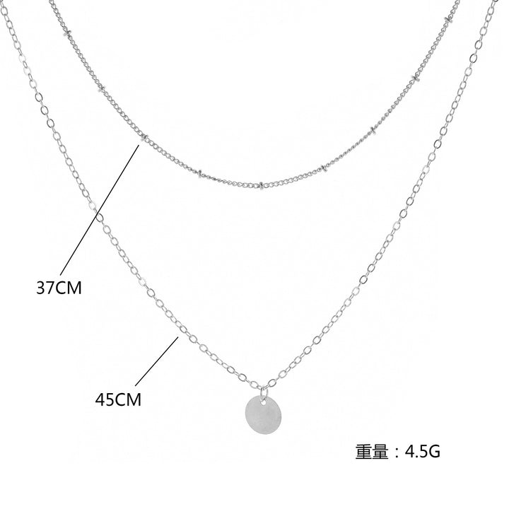 Layered Elegant Chain Necklace Kalsten