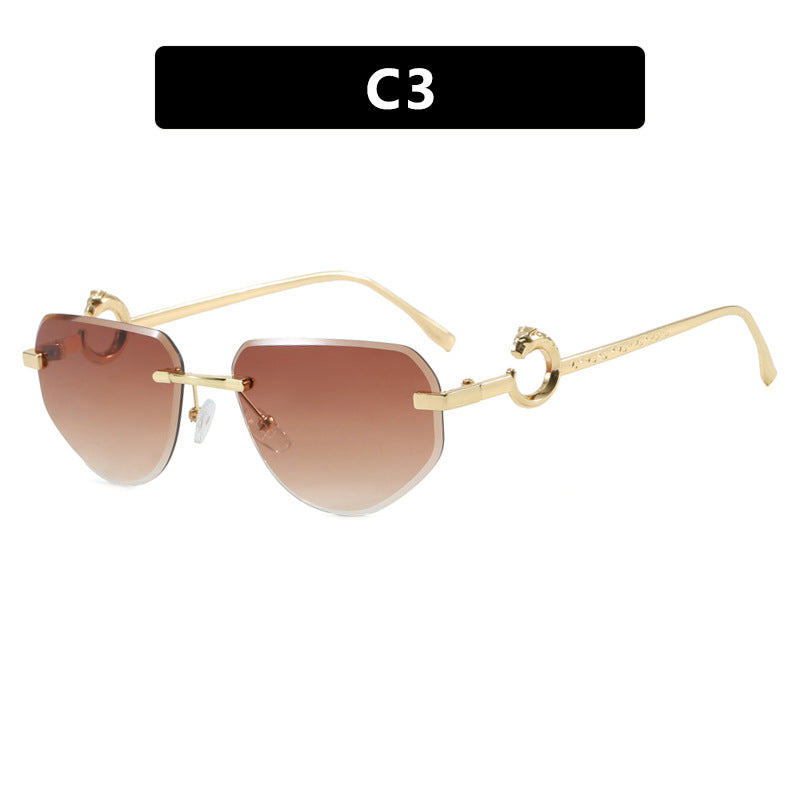 Women's trendy chic sunglasses in modern design with delicate metal frame Kalsten