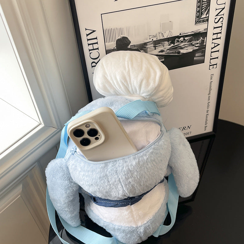 Plush shoulder bag with chef's hat Kalsten