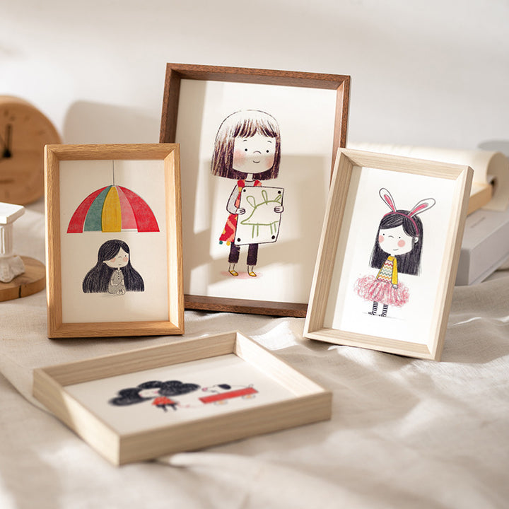Charming Illustrated Art Frame for Home