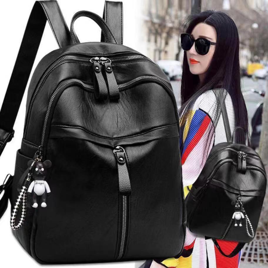 Stylish Leather Backpack Kalsten