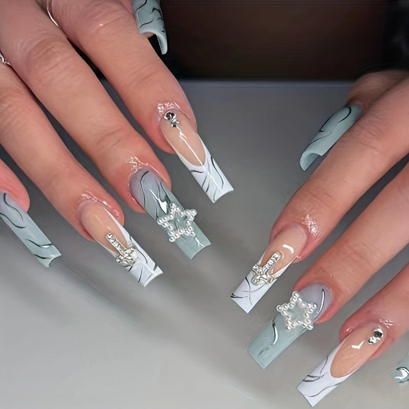 Elegant Decorative Acrylic Nail Enhancements Kalsten