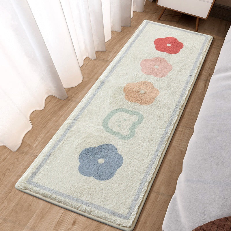 Soft Plush Bunny Themed Area Rug