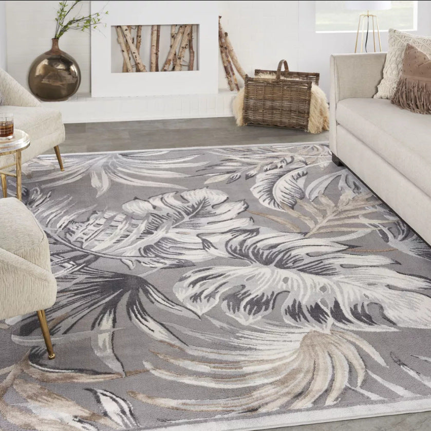 Botanical Print Area Rug