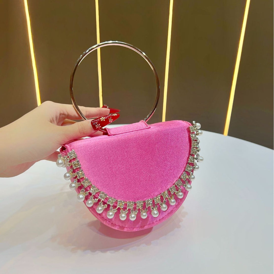 Pearl-Accented Evening Clutch