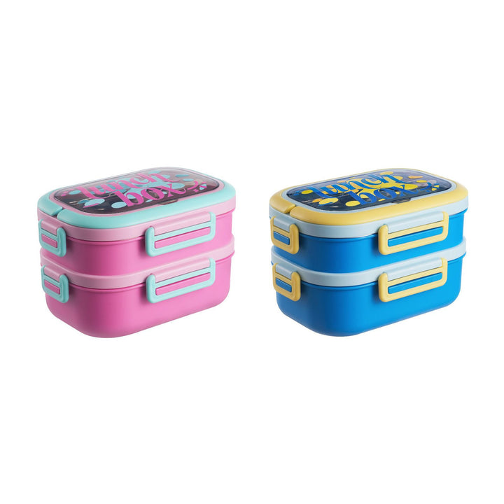 Playful Dual-Compartment Lunch Box