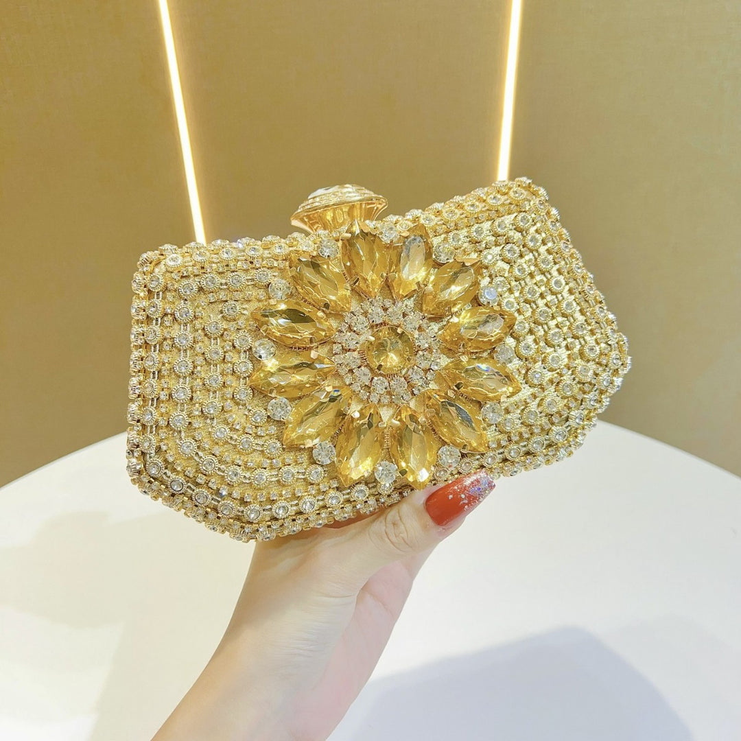 Ornate Beaded Evening Clutch