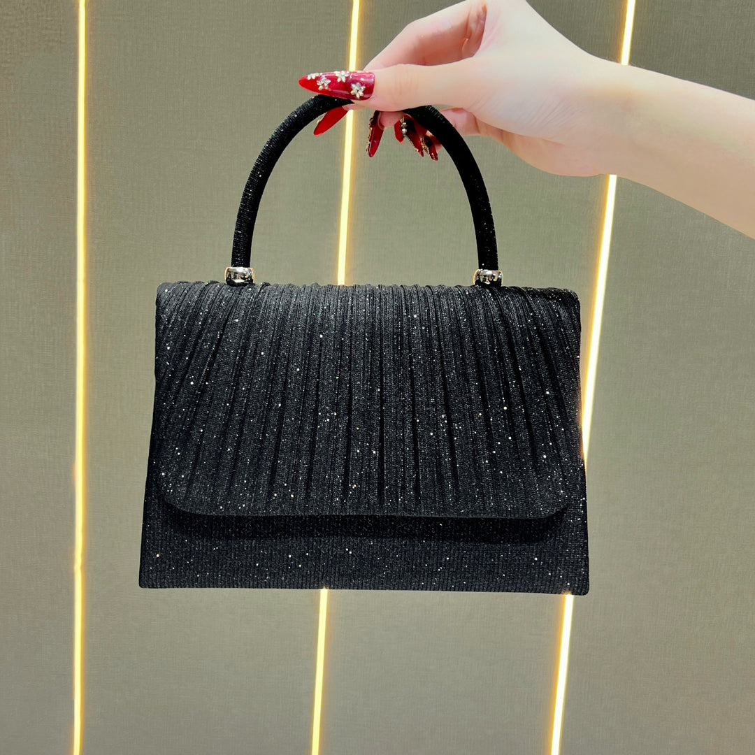 Pleated Evening Handbag