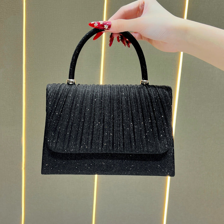 Pleated Evening Handbag