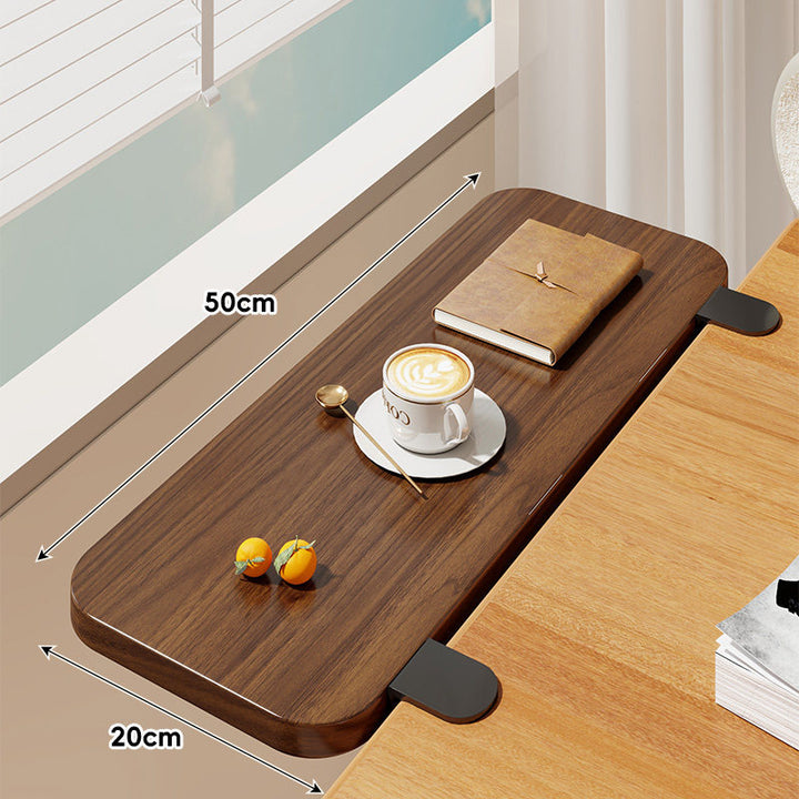 Clamp-On Window Sill Desk Extension Shelf
