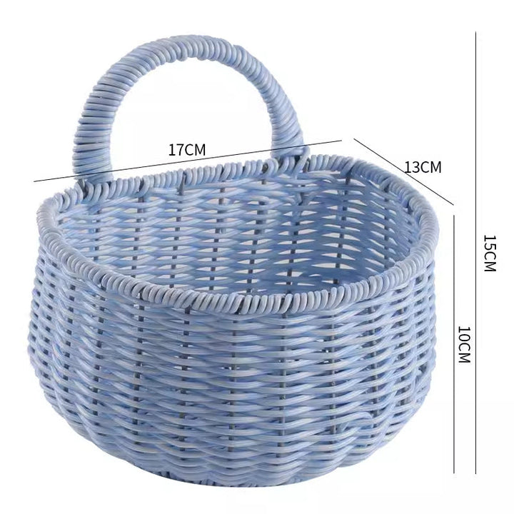 Chic Woven Storage Basket with Ergonomic Handle Kalsten
