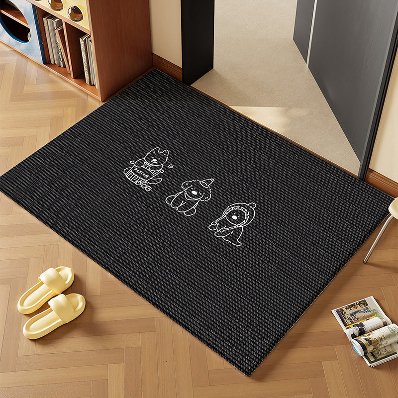 Playful Animal-Themed Indoor Mat