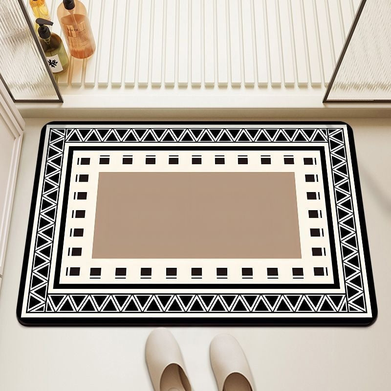 Geometric Slip-Resistant Door Mat Kalsten