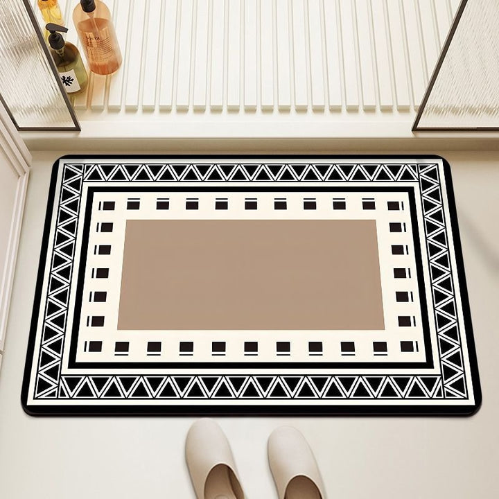 Geometric Slip-Resistant Door Mat Kalsten