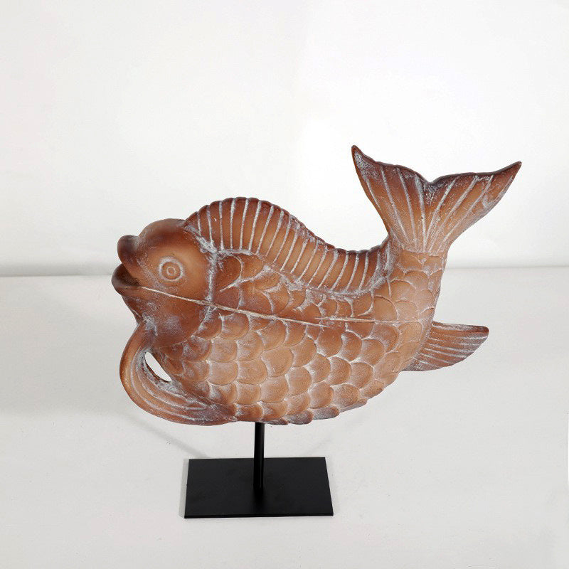 Whimsical Fish Decorative Sculpture