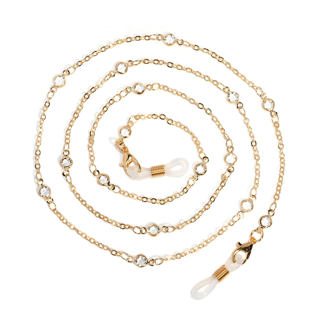 Elegant Rhinestone Glasses Chain kalsten