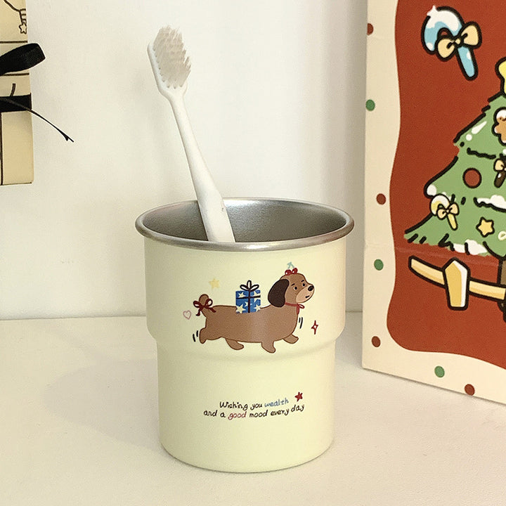 Toothbrush holder with cheerful dog design Kalsten
