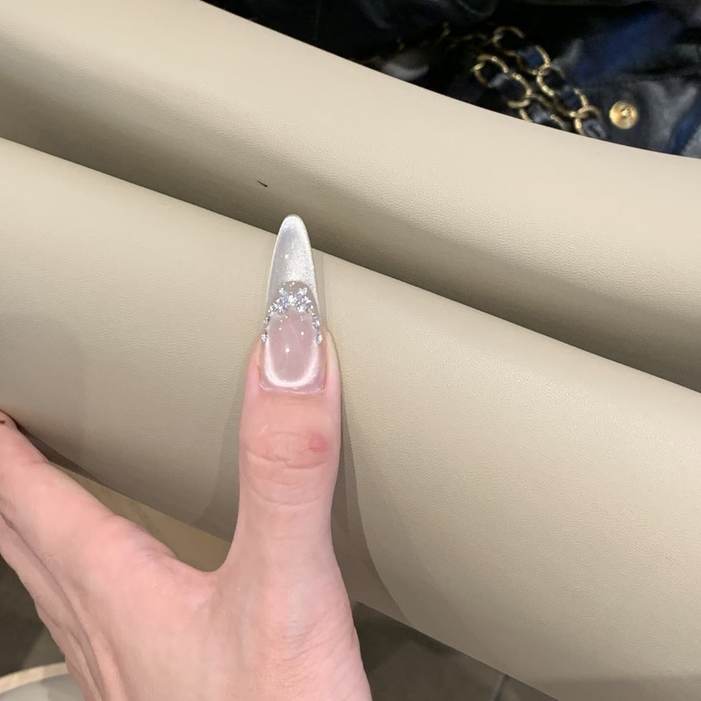 Elegant Long Stiletto Nail Art Extensions