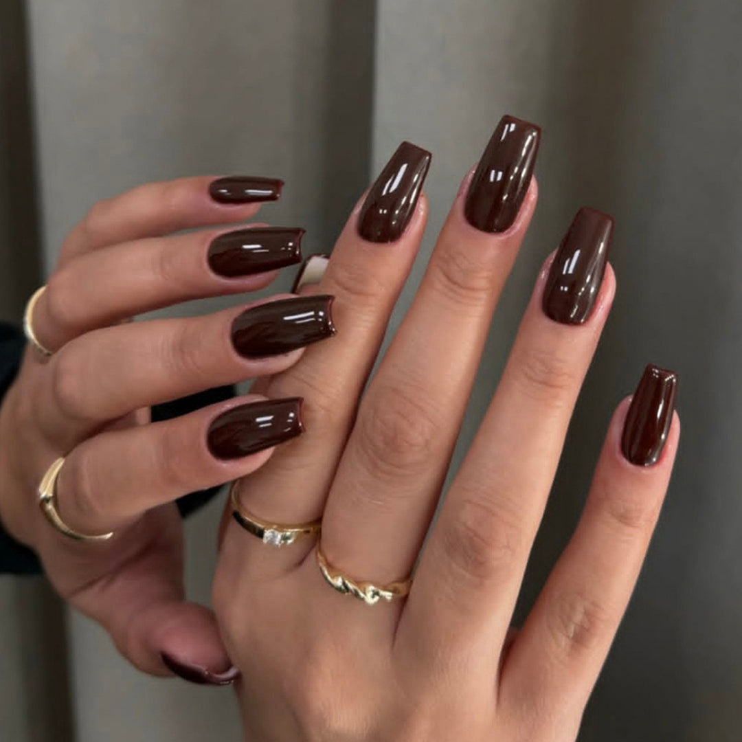 Square Press-On Nails Set Kalsten