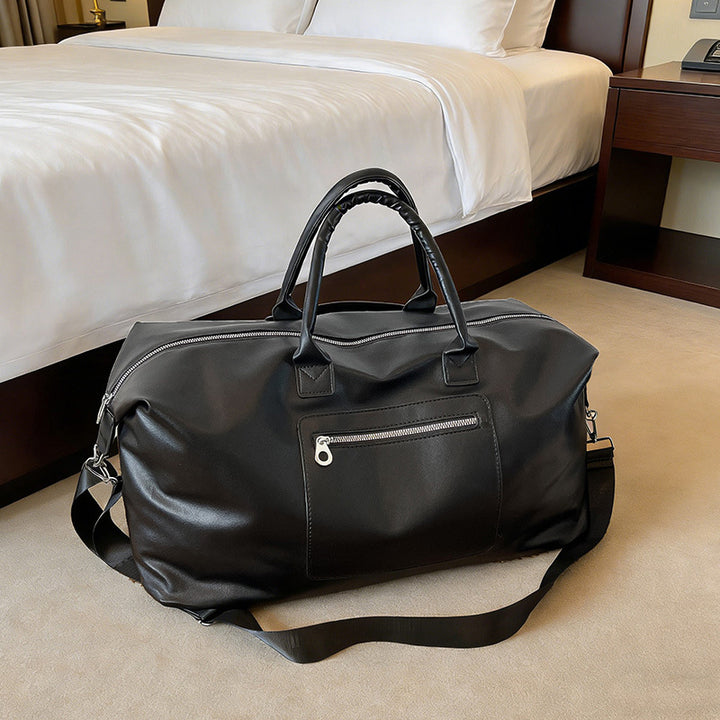 Luxury Leather Weekender Bag