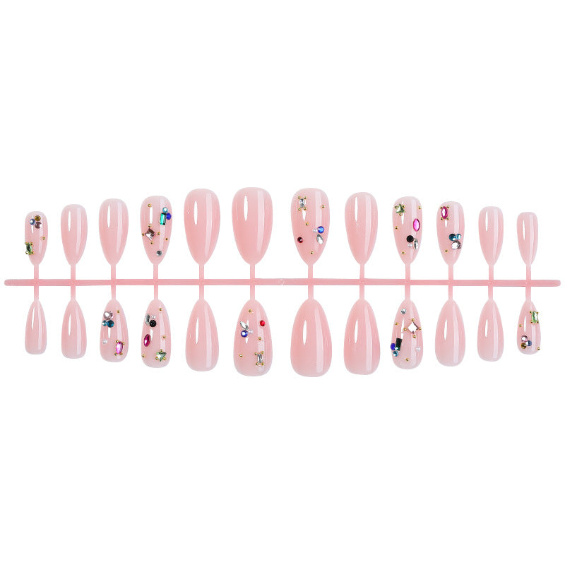 Artificial nail set with sparkling detailing Kalsten