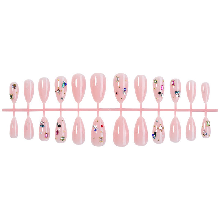 Artificial nail set with sparkling detailing Kalsten