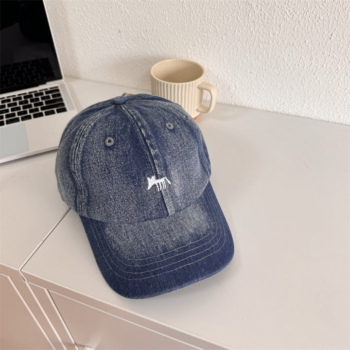 Men's Casual Graphic Denim Baseball Cap Kalsten