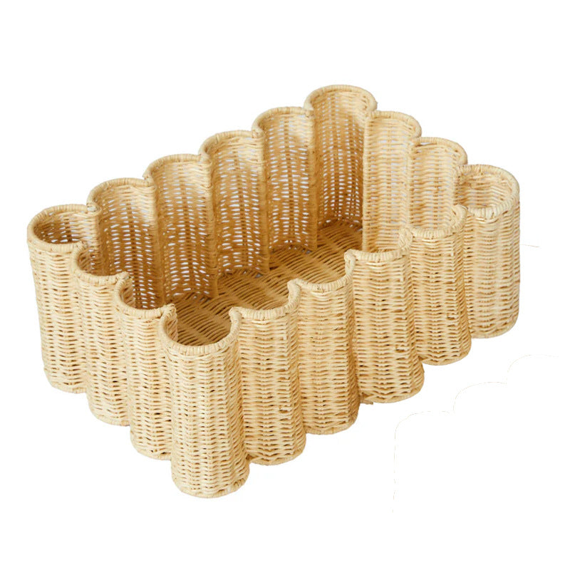 Playful storage basket in flower design Kalsten