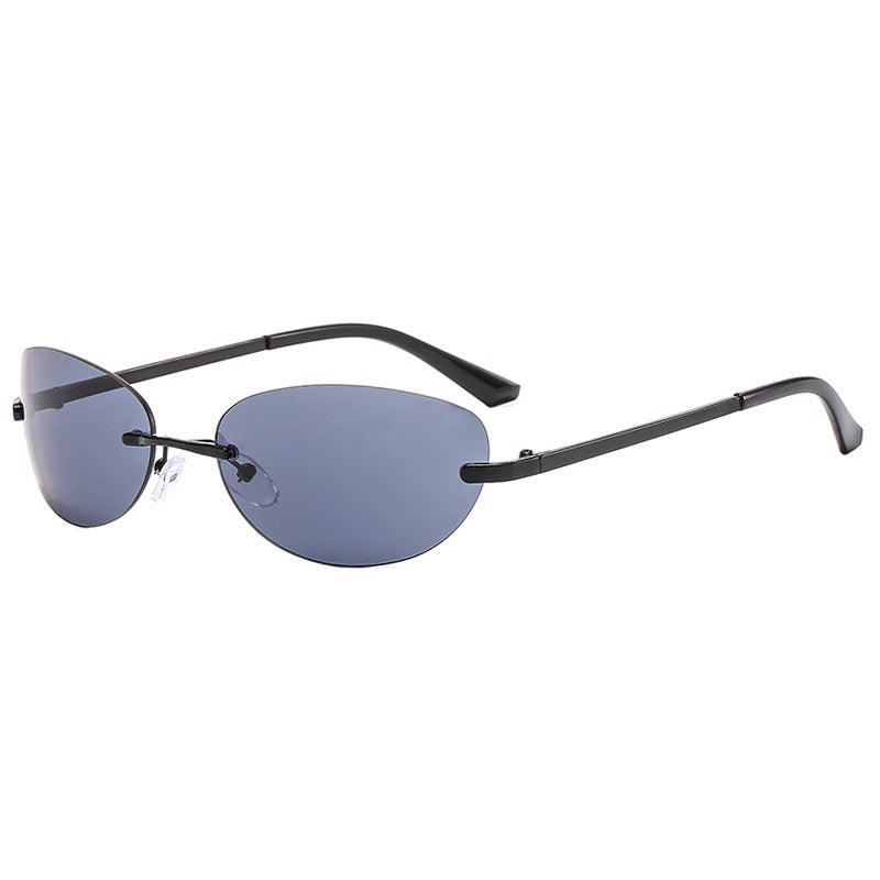 Ladies fashionable sunglasses in elegant half frame-B design Kalsten