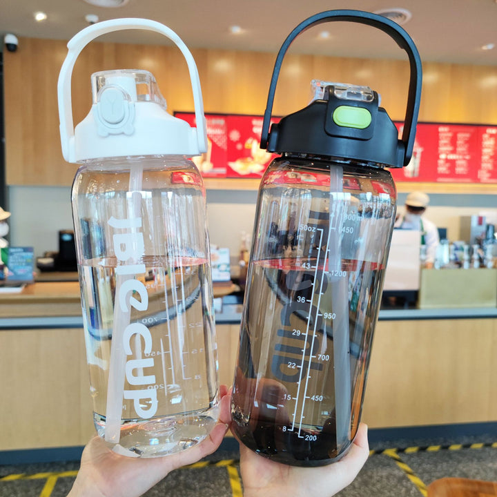 Women's large water bottle with leak-proof lid and straw Kalsten