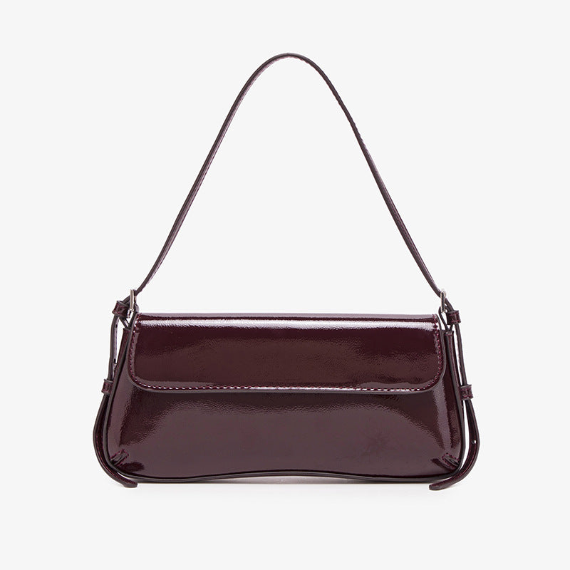Elegant Glossy Handheld Clutch Bag